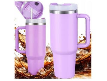Veiling - Grote thermische mok 1.2l paars, Nieuw