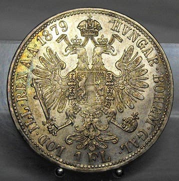 Oostenrijk. Franz Joseph I. 1 Florin (Gulden) 1879 / Wien