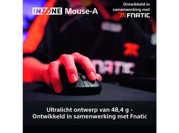 Sony -  Inzone Mouse A - Draadloze Gamingmuis  - Zwart, Muis, Verzenden, Nieuw, Draadloos