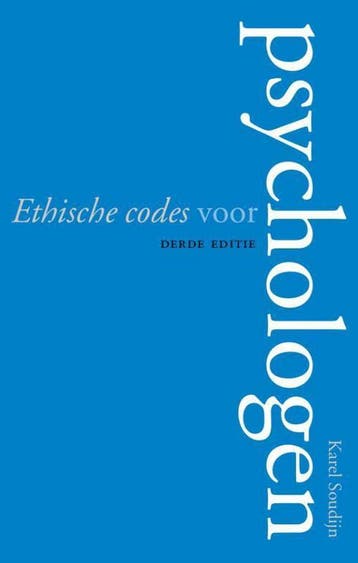 9789057124525 Ethische codes voor psychologen | Tweedehands, Verzenden, Zo goed als nieuw, Karel Soudijn