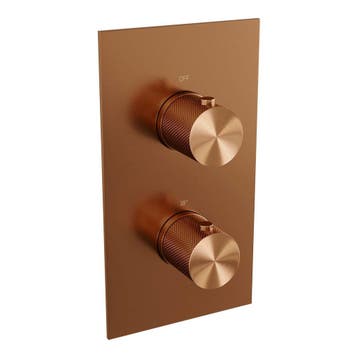 Inbouwthermostaat Compleet Brauer Copper Carving 3-weg, Ophalen of Verzenden, Nieuw