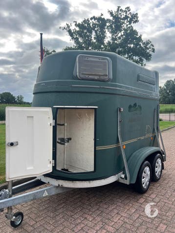 Leuke Bockmann polyester 2 Paards Paardentrailer!, Ophalen, Zo goed als nieuw, Polyester, 2-paards trailer