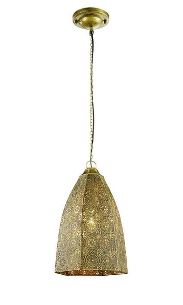 Trio IRENE - Hanglamp - E14 fitting, 40W max - Oud brons, Antiek en Kunst, Verzenden