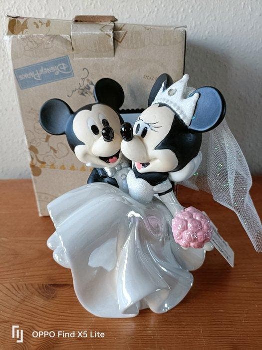 Walt Disney - Statuette - Disney Parks - Mickey & Minnie, Verzamelen, Disney