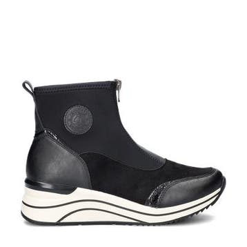 Remonte hoge sneakers voor dames in het Zwart, Verzenden, Zwart, Sneakers of Gympen, Nieuw