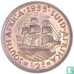 Zuid-Afrika ½ penny 1955 (PROOF), Verzenden, Overige landen, Losse munt