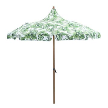 Garden Impressions Aloha stokparasol palm green Ø200 cm, Tuin en Terras, Verzenden, Nieuw