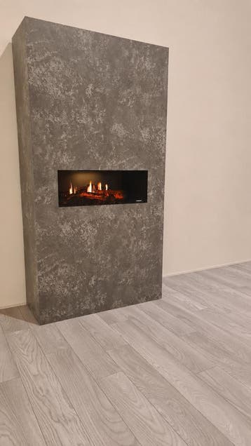 Dimplex Opti-Virtual Single elektrische haard met ombouw, Huis en Inrichting, Haarden, Ophalen of Verzenden, Zo goed als nieuw
