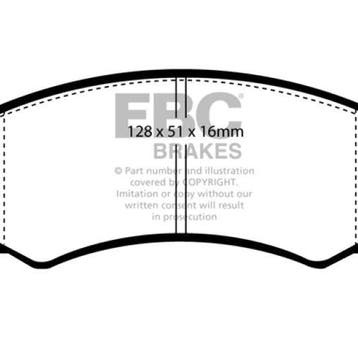 EBC 91-93 Nissan NX 2.0 (ABS) Yellowstuff Front Brake Pads, Ophalen of Verzenden, Nieuw