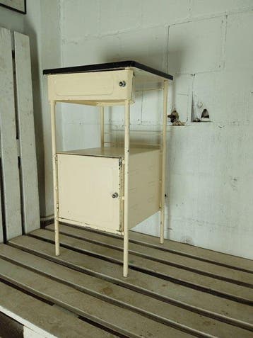 Medicijnkastje - Bauhaus Ziekenhuis-nachtkastje - Staal