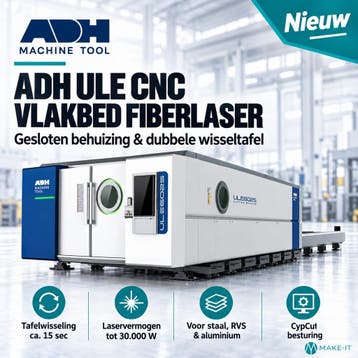 ADH ULE CNC vlakbed fiberlaser