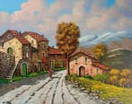 E. Florio (XX-XXI) - Scorcio dautunno nel borgo antico