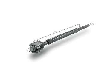 WANTSPANNER GAFFEL-TERMINAL METRISCH RVS316 - OS, Watersport en Boten, Ophalen of Verzenden, Nieuw, Zeilboot of Motorboot