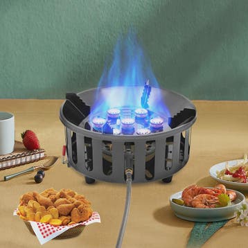 7-Core Camping Gasfornuis 21000W - Krachtig, Draagbaar & Win, Verzenden, Nieuw