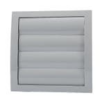 Kunststof overdrukrooster met vliegengaas, Verzenden, Nieuw