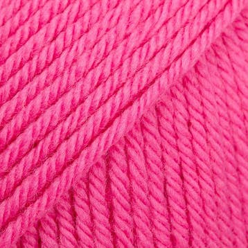 DROPS Daisy Uni Colour - 22 magenta - Merino Garen, Ophalen of Verzenden, Nieuw