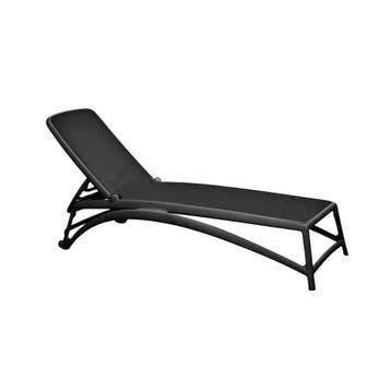 Nardi Atlantico ligstoel antraciet - Ligbedd 171/204x70x99, Nieuw