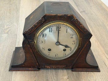 Klok - Antiek Hout - 1920-1930