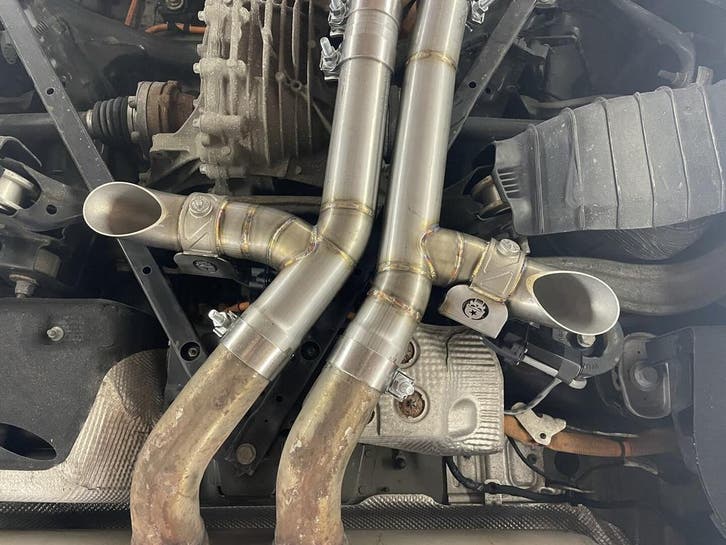 Volkswagen Touareg R 2018+ sportuitlaat met kleppen, Auto-onderdelen, Uitlaatsystemen, Nieuw, Volkswagen