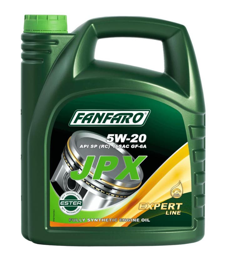 Fanfaro JPX 5W20 Vol Synthetische Motorolie - 4 Liter, Auto diversen, Onderhoudsmiddelen, Verzenden