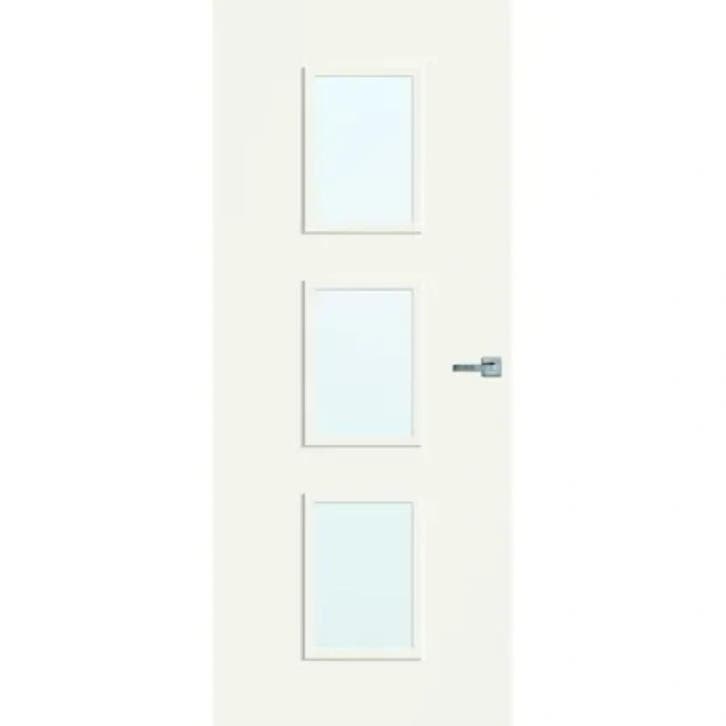 Cando binnendeur Caracas 83x201,5 (Opdek rechtsdraaiend), Doe-het-zelf en Verbouw, Deuren en Horren, Nieuw, Glas, Binnendeur, 200 tot 215 cm