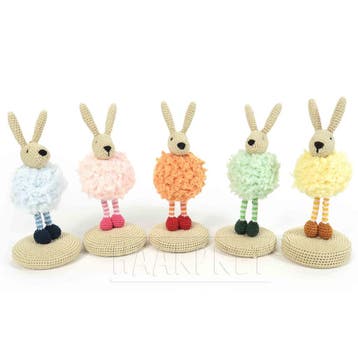 Mini Paashaasjes Haken - Haakpret Anja Toonen - Haakpatroo, Ophalen of Verzenden, Nieuw