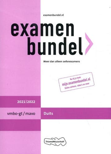 Examenbundel vmbo gtmavo Duits 20212022 9789006491593, Verzenden, Zo goed als nieuw