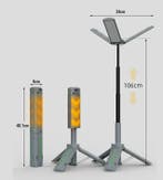 Telescopische Camping Lamp 8000mAh LED met Statief 360°, Verzenden, Nieuw