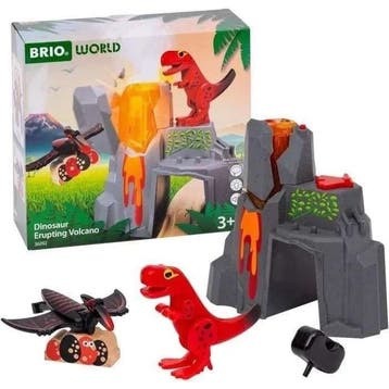 Brio Uitbarstende dinosaurusvulkaan - Houten treincircuit..., Verzenden, Nieuw
