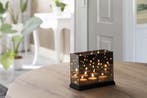 2dekans | Liva Living – Magic Cube Sfeerlichthouder – 3, Ophalen of Verzenden, Nieuw, Zwart