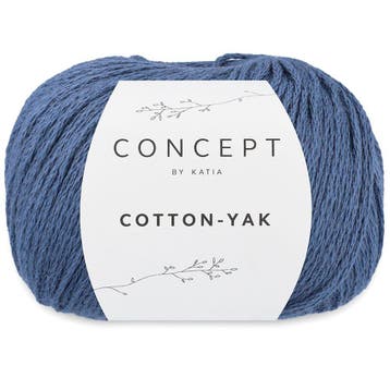 Katia Concept Cotton-Yak - 116 denimblauw - Katoen / Jakwo, Ophalen of Verzenden, Nieuw