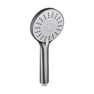 Handdouche rond 5 standen Gun metal, Verzenden, Nieuw