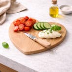 HOCHO Hartvormige Snij- en Serveerplank – Beukenhout – 2, Huis en Inrichting, Keuken | Keukenbenodigdheden, Ophalen of Verzenden