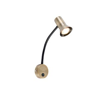 Wandlamp brons met flexarm - Karin flex, Huis en Inrichting, Verzenden, Nieuw