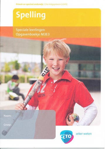 CITO/LOVS opgaven Speciale Leerlingen Spelling M3/E3 (zie om, Verzenden, Nieuw