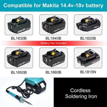 Accu Soldeerbout 60W 18V voor Makita LXT accus, Verzenden, Nieuw