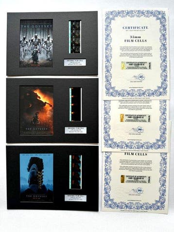 The Odyssey (2026) – Extremely Rare Set of 3 Mounted 35mm, Nieuw