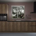 Chocolade eiken greeploze keuken Aruba 28044, Huis en Inrichting, Verzenden, Nieuw