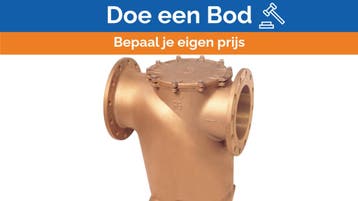 Bieden: Guidi serie 1281 bronze zeewaterfilter, Ophalen of Verzenden, Nieuw, Motor en Techniek, Zeilboot of Motorboot