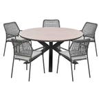 Garden Impressions Natas tuinset grijs 6-delig - Tulli, Verzenden, Nieuw