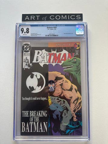 Batman #497 - CGC 9.8 - Bane Breaks Batmans Back - 1 Graded, Boeken, Strips | Comics, Nieuw