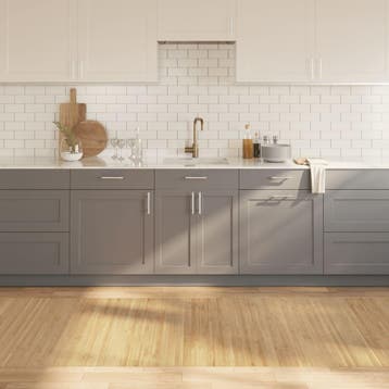 vidaXL Vloerkleed rechthoekig 100x400 cm bamboe lichtnaturel, Verzenden, Nieuw, Beige