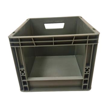 Magazijnbak, 400x300x220 mm, euronorm, grijs kunststof,, Ophalen of Verzenden, Nieuw