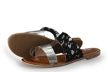 Shakti Slippers in maat 40 Zwart, Slippers, Verzenden, Zwart, Zo goed als nieuw