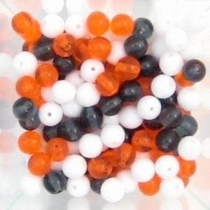 50 gram Sporty Women glaskraal mix 6mm (Glaskralen, Kralen), Ophalen of Verzenden, Nieuw, Kraal