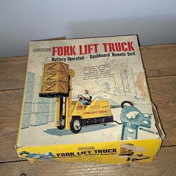 Hercules - Speelgoed voertuig Vork Lift Truck - 1960-1970 -