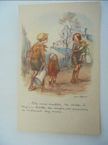 Les Poulbots - Poul Bots - Ansichtkaart (45) - 1900-1940, Gelopen