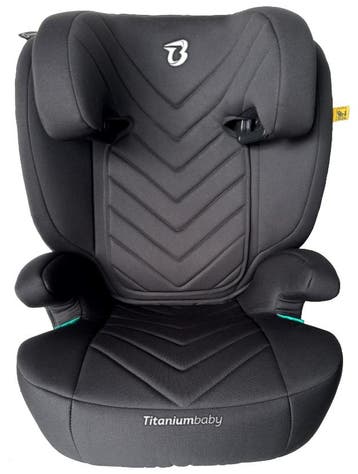 Titaniumbaby Vidar Zwart 100-150 cm i-Size Autostoel, Verzenden, Nieuw, 15 t/m 36 kg, Autogordel