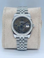 Rolex - Datejust Chocolate Flower Pattern Dial - 116234 -, Sieraden, Tassen en Uiterlijk, Horloges | Heren, Nieuw