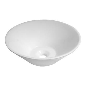 Brauer Fjord Waskom - Rond - 42 cm - Keramiek - Hoogglans -, Ophalen of Verzenden, Nieuw
